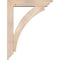 Ekena Millwork Thorton Traditional Smooth Bracket w/ Offset Brace, Douglas Fir, 5 1/2"W x 26"D x 34"H BKT0604X26X34THR01SDF - alternate 3